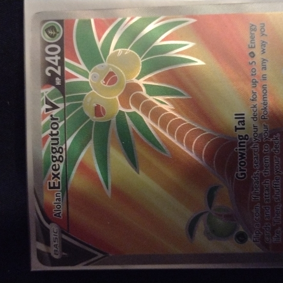 POKEMON 2022 Alolan Exeggutor V holographic full art card. - Picture 2 of 4